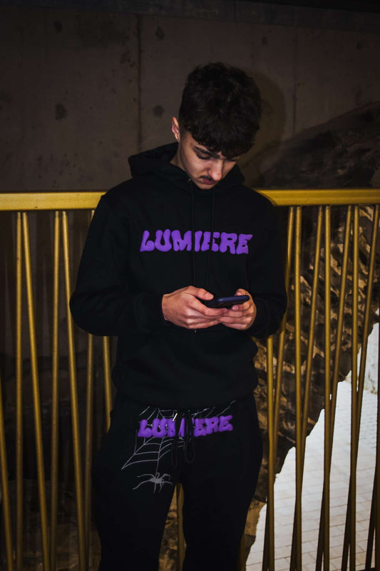 Black/Purple Spider Tracksuit